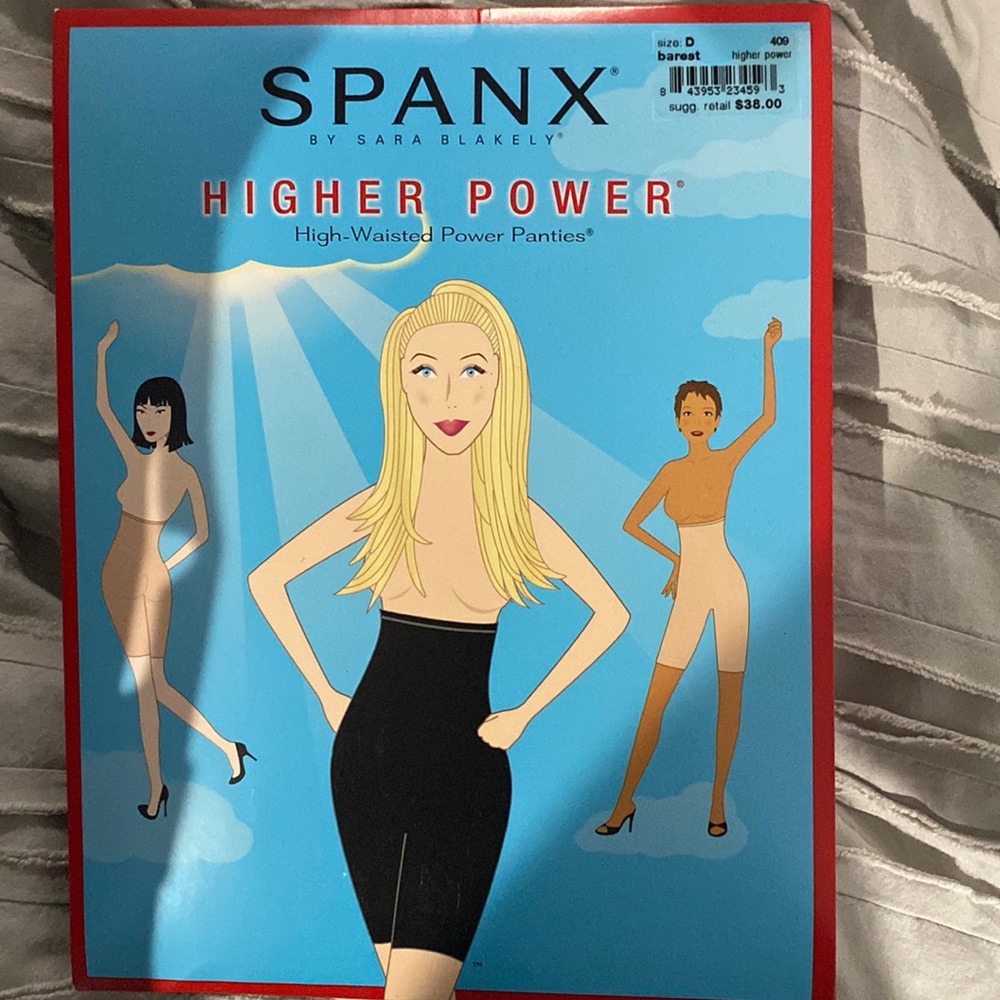 SPANX HIGHER POWER panties NWT barest size D